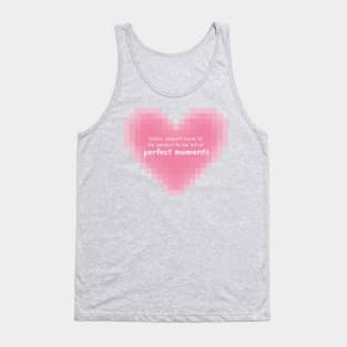 In the moment heart [pink] Tank Top